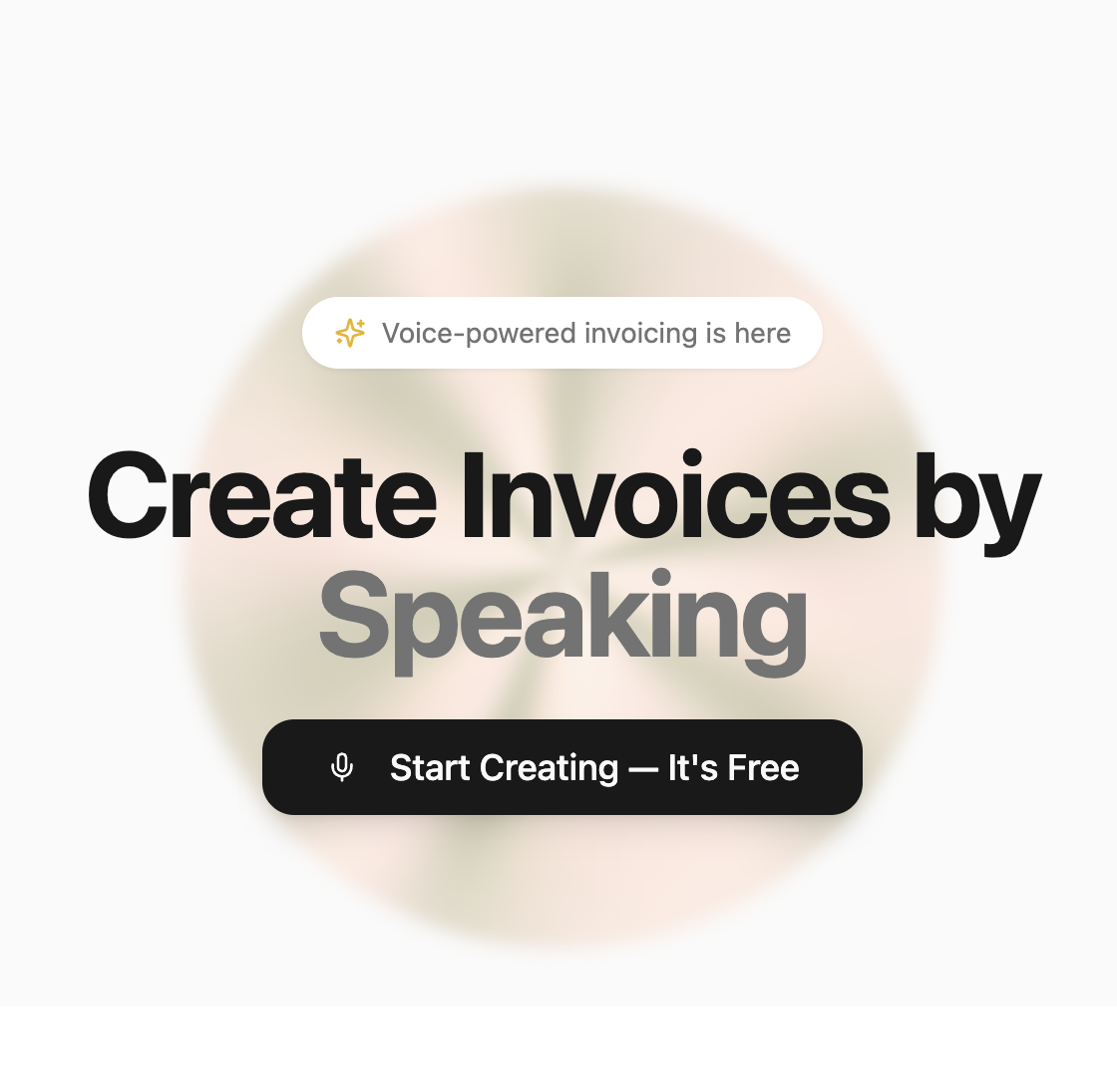 voice to invoice